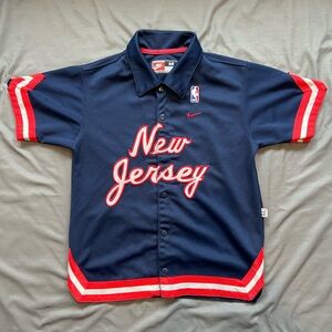 Vintage Nike / NBA / New Jersey Nets Warm Up Jersey